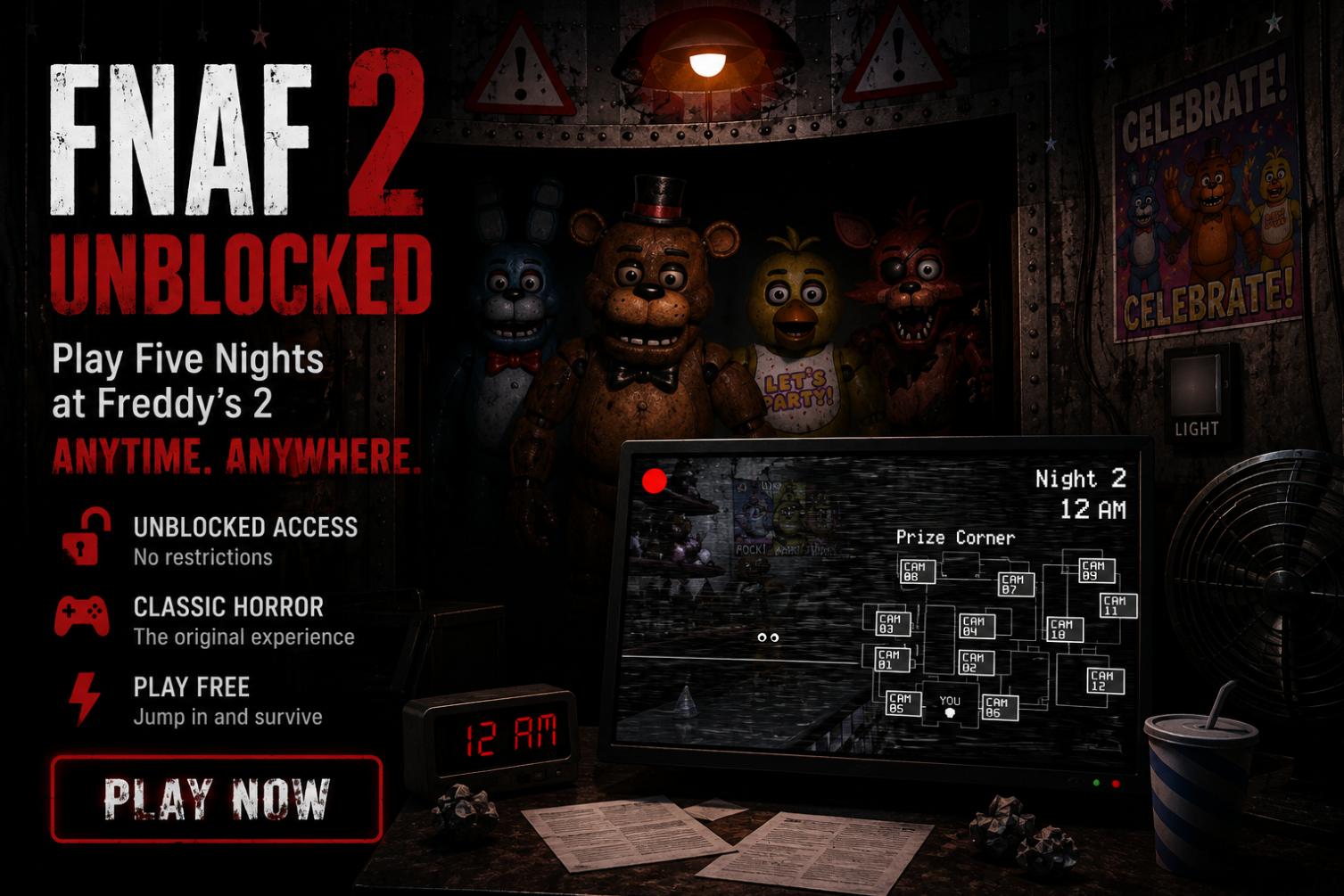 FNaF 2 Unblocked (Mechanics, Ports, and First-Night Habits)