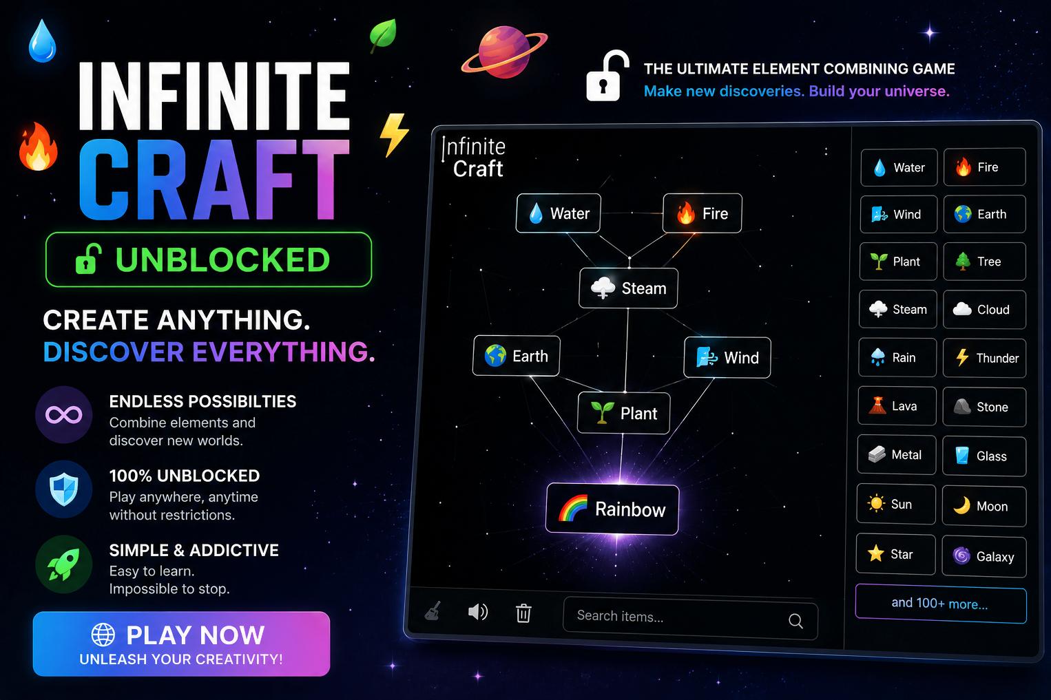 Infinite Craft Unblocked: How the Game Works and Plays Best