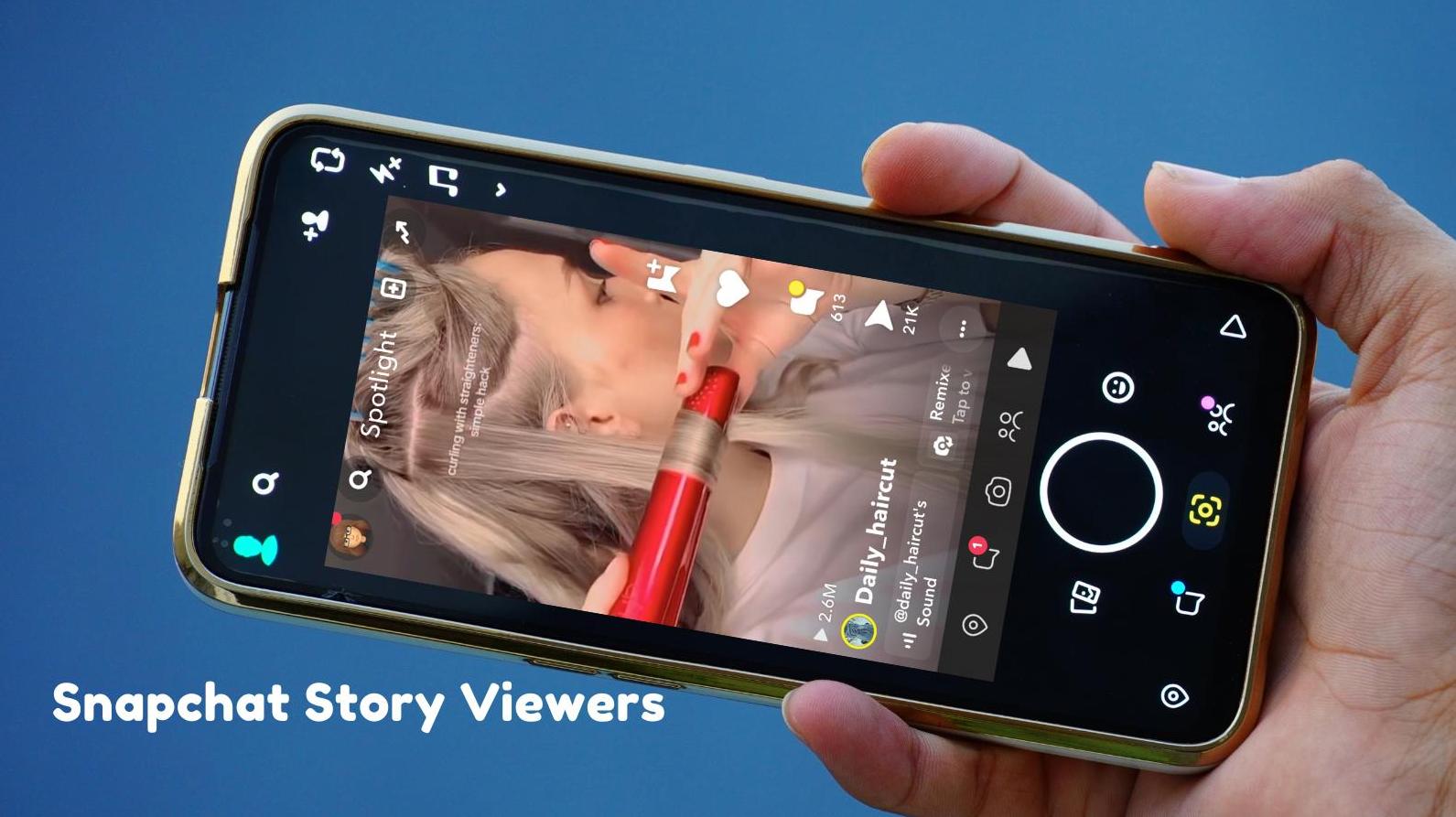 snapchat story viewer infographic