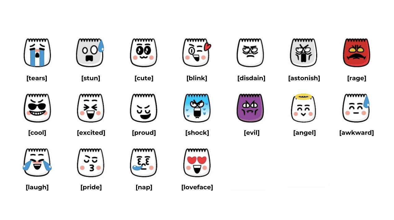 tiktok emoji codes infographic