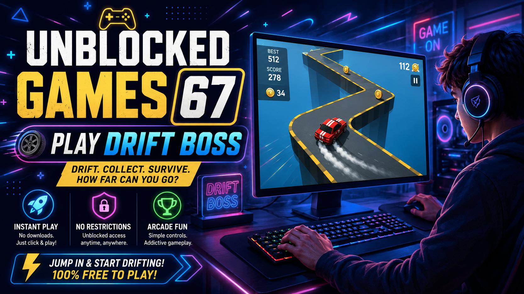 unblocked games 67 infographic